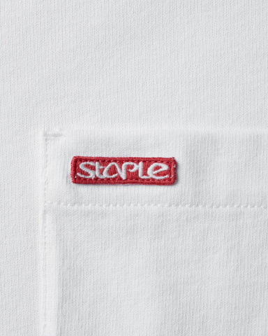 L/S Bar Logo Pkt Tee