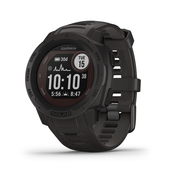 Garmin Instinct Solar Smart Watch, Graphite