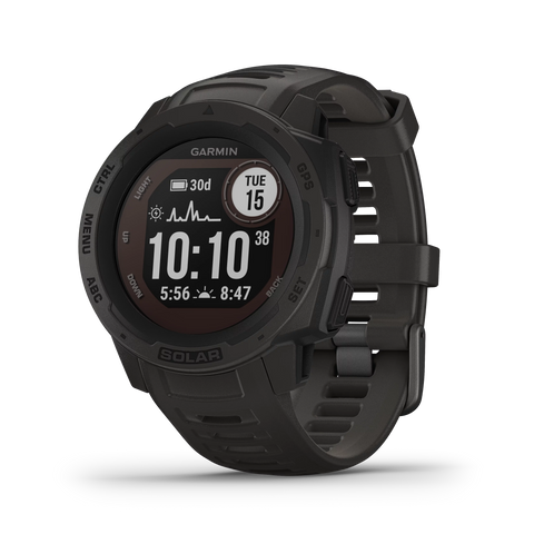 Garmin Instinct Solar Smart Watch, Graphite