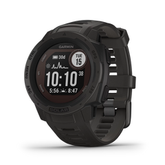 Garmin Instinct Solar Smart Watch, Graphite