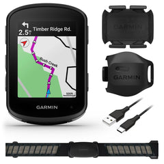 Garmin Edge 540 Bundle with Edge 540, Speed Sensor 2 and Cadence Sensor 2, HRM-Dual monitor with Wearable4U Power Bank Bundle