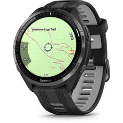 Garmin Forerunner® 965 Running Smartwatch, Colorful AMOLED Display, Training Metrics and Recovery Insights, Black and Powder Gray