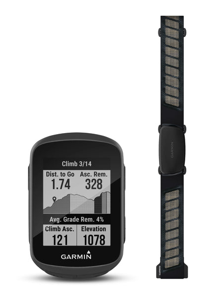 Garmin 010-02385-10 Edge 130 Plus Bike GPS Computer Bundle