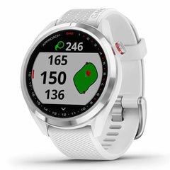 Garmin Approach S42 (White) Golf GPS Watch Power Bundle | 2021 Model | with PlayBetter Portable Charger &amp;amp; HD Screen Protectors