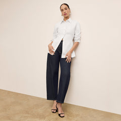 Bari Barrel-Leg Jean - Stretch Denim :: Midnight Wash