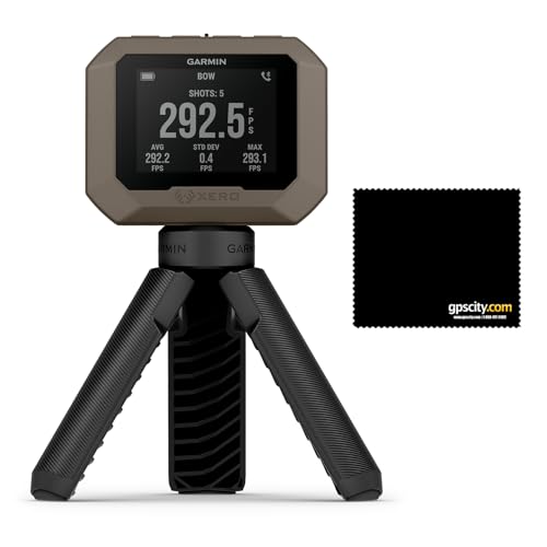 Garmin Xero C1 Pro Compact Chronograph, Simple Set Up Bundle with GPS City Microfiber Cleaning Cloth (010-02618-10) : Electronics