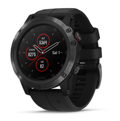 Garmin Fenix 5X Plus Sapphire, Black with Black Band