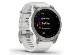 Garmin Epix Gen 2 Sapphire 47mm GPS Smartwatch, White Titanium #010-02582-20