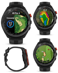 Garmin Approach S70 47 mm Premium GPS Golf Watch, Black Band (010-02746-02)
