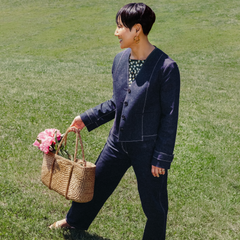 Bari Barrel-Leg Jean - Stretch Denim :: Midnight Wash