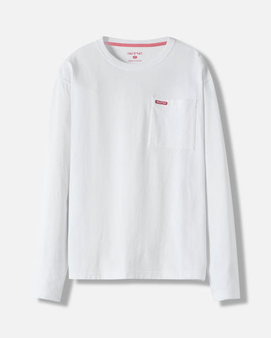 L/S Bar Logo Pkt Tee