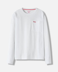 L/S Bar Logo Pkt Tee