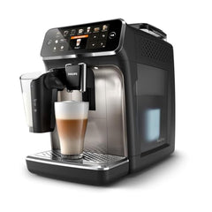 Philips Serie 5400 Kaffeevollautomat – LatteGo Milchsystem, 12 Kaffeespezialitäten, Intuitives Display, 4 Benutzerprofile, Chrom (EP5447/90)